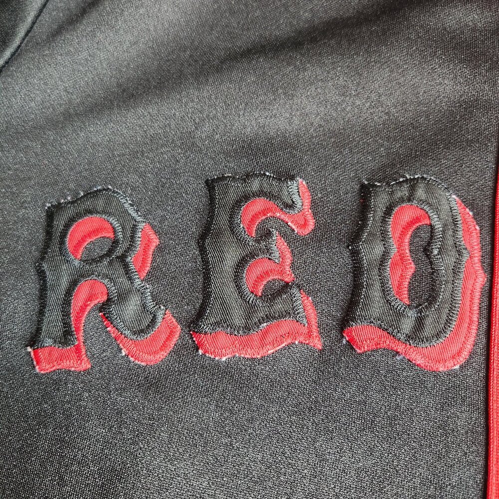 MLB Boston Red Sox Black Jersey L/XL 48 Majestic - Picture 8 of 10